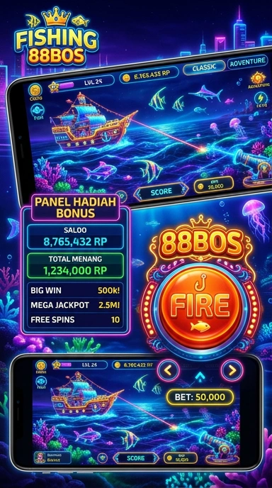 Layar utama 88bos — antarmuka bersih setelah instalasi